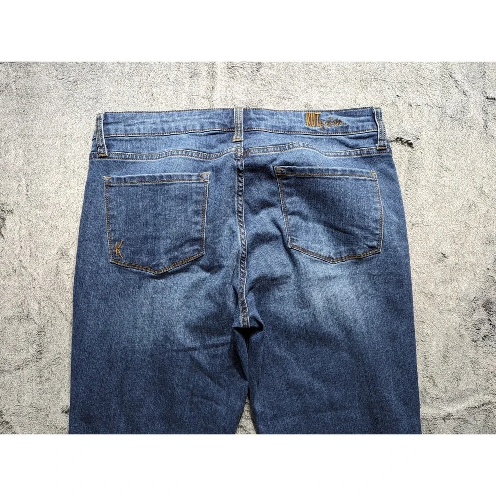 Kut from the Kloth Straight Leg Jeans - Medium Blue Wash - Picture 13 of 14